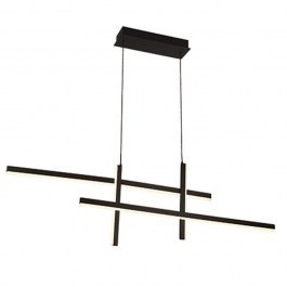 Ceiling Lamp 22023 119x6,5x150cm Dim Led 4403Lm 41W 3000K Black BLACK