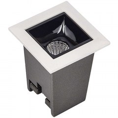 Σποτ Χωνευτό S084 4,5x4,5x5cm Led 150Lm 3W 3000K Black-White