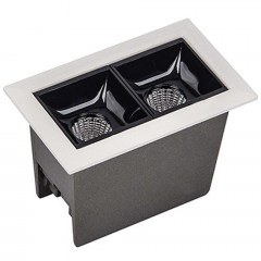 Recessed Spot S085 7,5x4,5x5cm Led 350Lm 5W 3000K Black-White