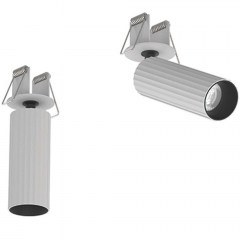 Σποτ Χωνευτό S118 Φ4,5x12cm Led 580Lm 7W 3000K White