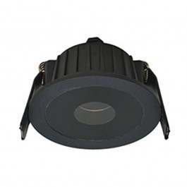 Σποτ Χωνευτό S110 Φ8x4cm Led 440Lm 6W 3000K Black BLACK
