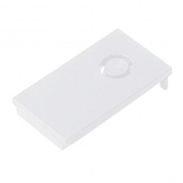 Τάπα Μαγνητικής Ράγας Trimless 48V 2099-W 2,3x5,4cm White WHITE