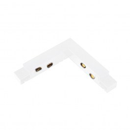 Σύνδεσμος Γωνιακός Μαγνητικής Ράγας 20104-W 48V 20104 10,5x10,5x2,3cm White WHITE