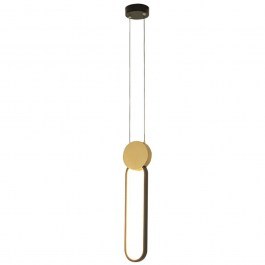 Pendant Lamp 23101 12,3x3x48cm Dim Led 765lm 13W 3000K Gold-Black GOLD-BLACK