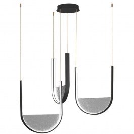Φωτιστικό Οροφής 23168 66x67x230cm Dim Led 4312lm 54W Black-Light Grey LIGHT GREY-BLACK