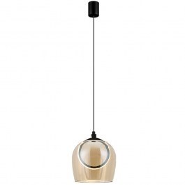Pendant Lamp 23079 D20x23cm Led 639lm 6W 3000K Black-Champagne BLACK-CHAMPAGNE