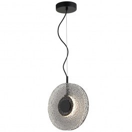 Pendant Lamp 23072 D28x5cm Led 781lm 8W 3000K Black-Smoke BLACK-SMOKE