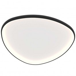 Φωτιστικό Οροφής - Πλαφονιέρα 23090 80x80x6,7cm Dim Led 3067lm 39W 3000K Black BLACK