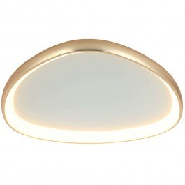 Φωτιστικό Οροφής - Πλαφονιέρα 23091 80x80x6,7cm Dim Led 3067lm 39W 3000K Gold GOLD