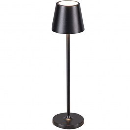 Rechargeable Table Lamp E369 D7x26,8cm Dim Led 125lm 1,5W 3000K Black BLACK