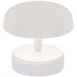 Rechargeable Table Lamp E401 D11,8x10cm Dim Led 142lm 2W 3000K White WHITE