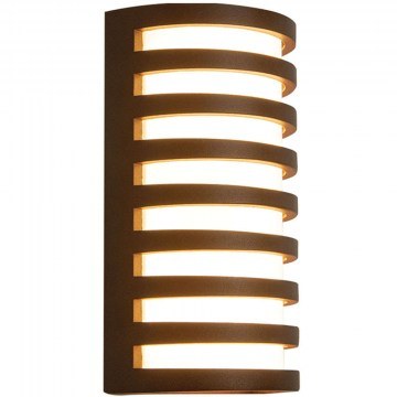 Wall Lamp - Sconce E341 11,2x8x20,5cm Led 929lm 10W 3000K Brown