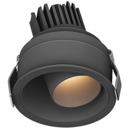 Φωτιστικό Οροφής - Σποτ Χωνευτό S174 Φ9,1x9,1cm Led 720lm 10W 3000K Black BLACK