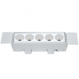 Recessed Ceiling Lamp - Spot S193 14,5x4,2x6cm Led 800lm 12W 3000K White WHITE