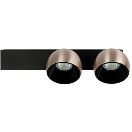 Φωτιστικό Τοίχου - Απλίκα 25342 37x14,7x9,7cm Dim Led 1530lm 25W 3000K Black-Champagne BLACK-CHAMPAGNE