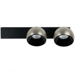 Φωτιστικό Τοίχου - Απλίκα 25343 37x14,7x9,7cm Dim Led 1530lm 25W 3000K Black-Nickel BLACK-NICKEL