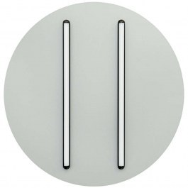 Ceiling Lamp 2568 D40x6cm Dim Led 1200lm 28W 3000K Grey GREY