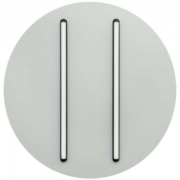 Ceiling Lamp 2568 D40x6cm Dim Led 1200lm 28W 3000K Grey