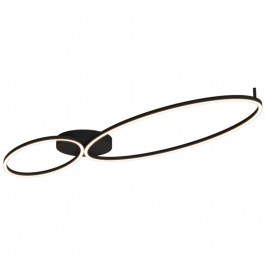 Ceiling Lamp 25410 140x51x6cm Dim Led 2970lm 69W 3000K Black BLACK