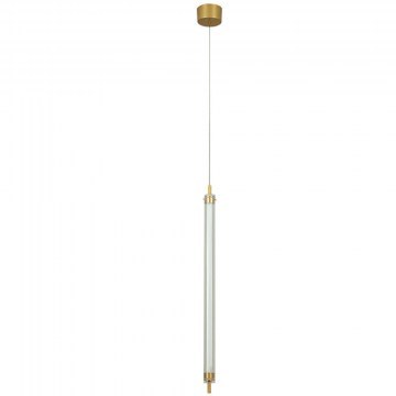 Φωτιστικό Οροφής 25168 4x72cm Dim Led 1600lm 20W 3000K Clear-Gold