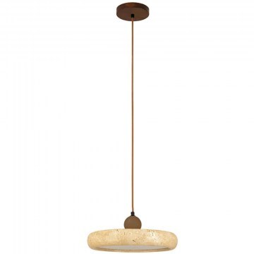 Φωτιστικό Οροφής 25419 Φ30x12cm Led 1361lm 22W 3000K Stone Beige-Brown