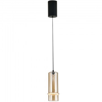 Pendant Lamp 2532 D11x30cm Dim Led 300lm 6W 3000K Champagne-Black
