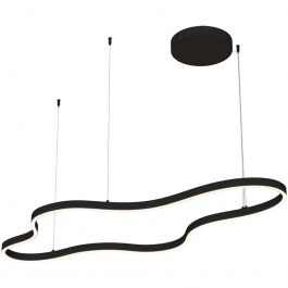Pendant Lamp 25415 127x60cm Dim Led 3050lm 95W 3000K Black BLACK