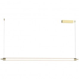 Φωτιστικό Οροφής 25447 124,6x200cm Dim Led 2460lm 33W 3000K Gold GOLD