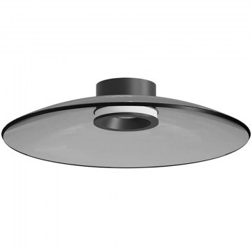 Ceiling Lamp 25269 D50x11cm Dim Led 30W Black-Smoke