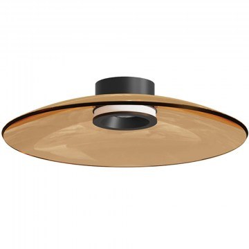 Ceiling Lamp 25268 D50x11cm Dim Led 30W Tawny Brown-Black