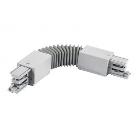 Flexible Connection Angle19431 17x3,4cm 100–240V For Three-Phase Lighting Tracks White WHITE