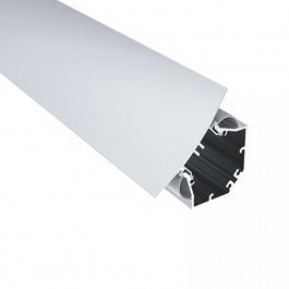 Aluminum Profile 20327 2M 7,62x7,62cm For Two LED Strips And Opal Diffuser Aluminium ALUMINIUM