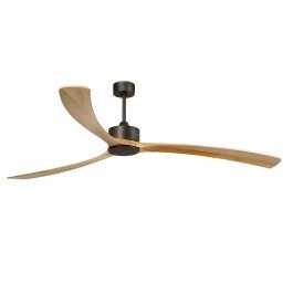 Ανεμιστήρας Οροφής Kauai 34200A Με Τηλεχειριστήριο D240cm Brown Faro Barcelona BROWN