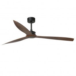 Ανεμιστήρας Οροφής Justfan 33430 XL Με Τηλεχειριστήριο D178cm Black-Dark Walnut Faro Barcelona WALNUT-BLACK
