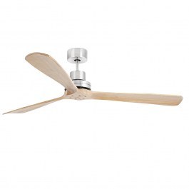 Ανεμιστήρας Οροφής Lantau-G 33504DC Με Τηλεχειριστήριο Και DC Μοτέρ D168cm Matt Nickel - Pine Faro Barcelona PINE