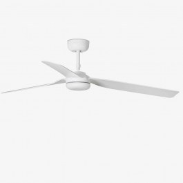 Ceiling Fan Punt 33814 With Remote Control D132cm White Faro Barcelona WHITE