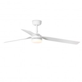 Ceiling Fan Punt M 33814-20 With Ligh Led 35W And Remote Control D132cm White Faro Barcelona WHITE