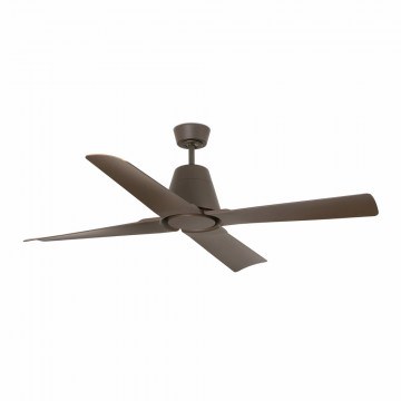 Ceiling Fan Typhoon 33490 With Remote Control D130cm Brown Faro Barcelona