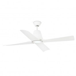 Ceiling Fan Typhoon 33480-14 With Ligh Led 19W 3000K And Remote Control D130cm White Faro Barcelona WHITE