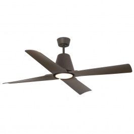 Ceiling Fan Typhoon 33490-16 With Ligh Led 19W 3000K And Remote Control D130cm Brown Faro Barcelona BROWN