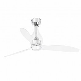 Ceiling Fan Mini Eterfan 33382 With Remote Control D128cm Shiny Chrome Faro Barcelona CHROME