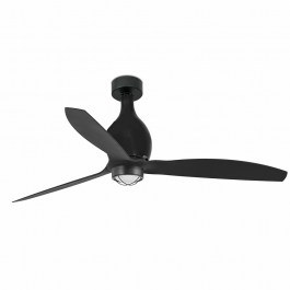 Ceiling Fan Mini Eterfan 32030-10 With Ligh Led 16W 3000K And Remote Control D128cm Matt Black Faro Barcelona black