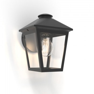 Wall Lamp Zago 5294502012 IP44 E27 19,9x16,3x16cm Matt Black Lutec