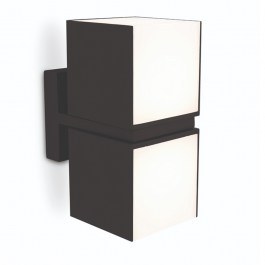 Wall Lamp Cuba 5193801012 IP54 Led 3000K 21,3x14,7x10cm Matt Black Lutec BLACK MAT