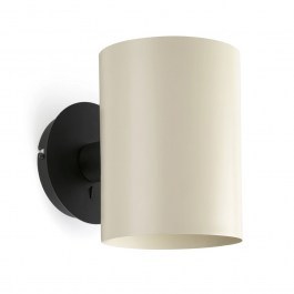 Wall Lamp Guadalupe 20031-80 E27 max 15W Black-Beige Faro Barcelona BLACK-BEIGE