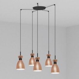Ceiling Lamp Retro 20046-5L 5xE14 20W 5L Copper Faro Barcelona COPPER