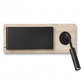 Wall Lamp Mood 20062 Με Reader 2W, 3000K, 67Lm Oak Faro Barcelona OAK