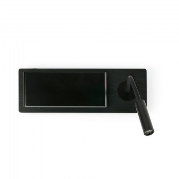 Φωτιστικό Τοίχου Mood 20063 Με Reader 2W, 3000K, 67Lm Black Faro Barcelona