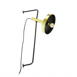 Wall Lamp Whizz 20165-96 E27 max 15W Gold - Black Faro Barcelona GOLD