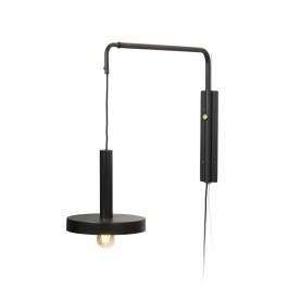 Wall Lamp Whizz 20167 E27 max 15W Black-Satin Gold Faro Barcelona BLACK